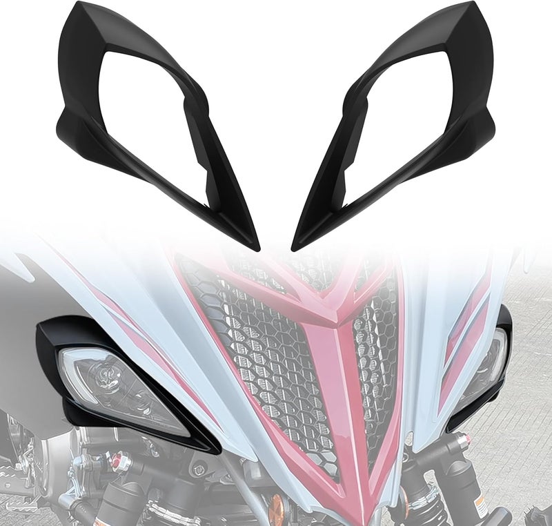 VEISUTOR Headlight Covers for Raptor 700, Front Left & Right Head Lamps Cover Trim Bezel for Yamaha YFZ 450 YFZ450R YFZ450X Wolverine 450 350 250 350 2006-2022 Accessories (Replace #5TG-84166-01-00) - Image 1